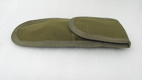 Miniatura 2 de Funda grande marrón coyote de aproximadamente 8 12 pulgadas por 2 12 pulgadas, dos clips de malicia para una fácil fijación