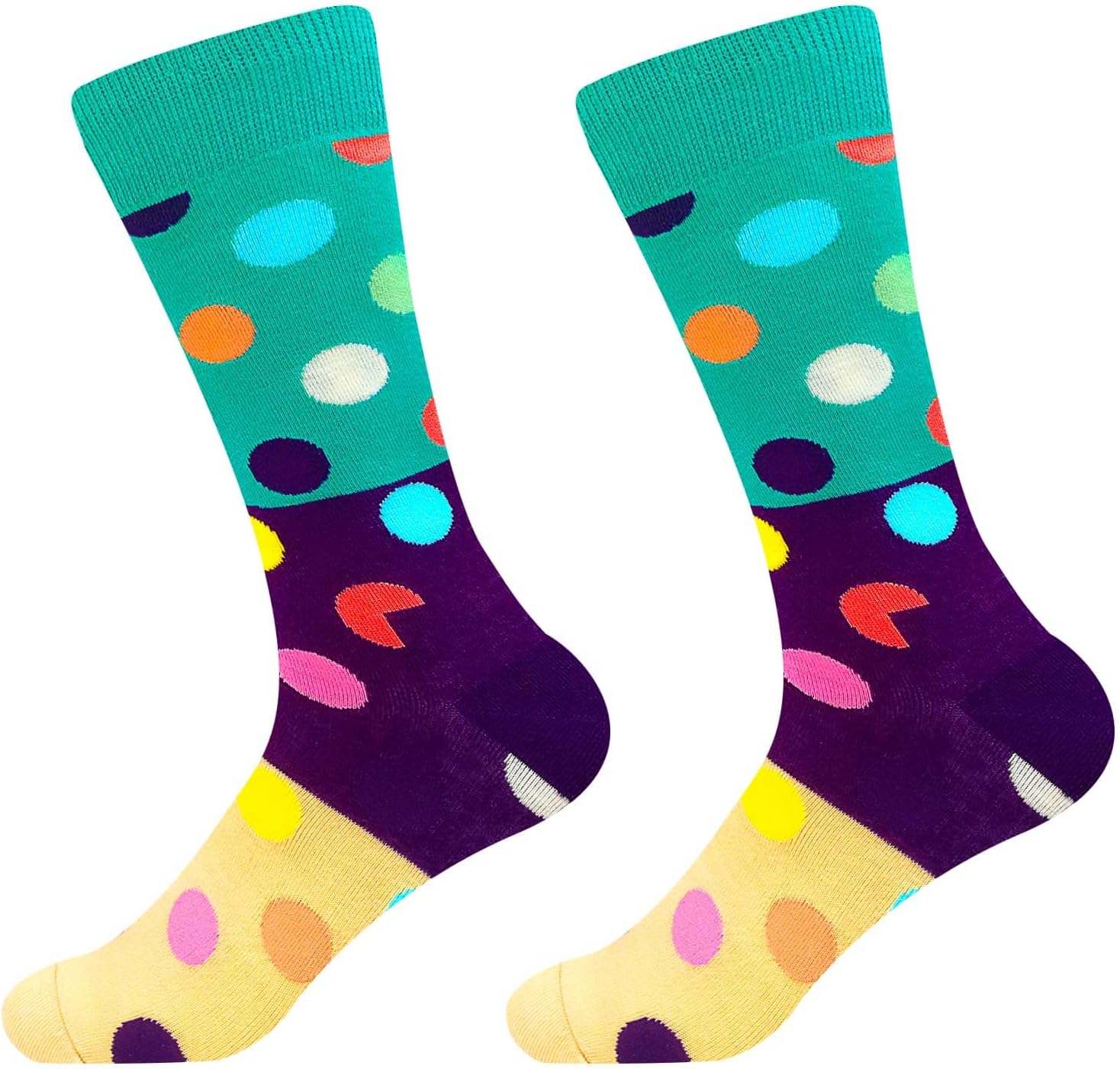 Fasefunn Colorful Socks for women Fun Funny Funky Animal Marvel Pattern Sock Calf Pack, Premium Cotton, Size 6-11 - Image 6