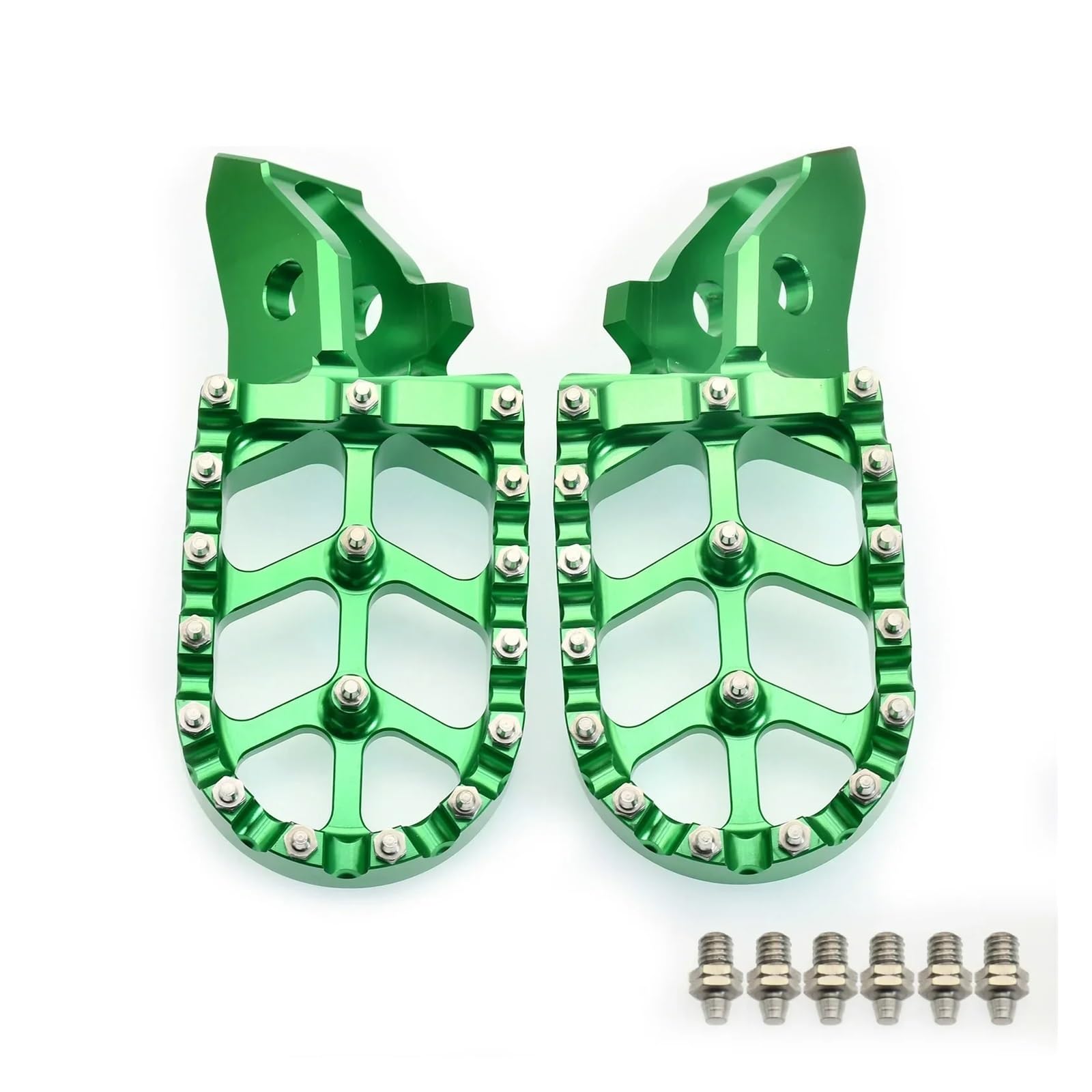 Repose-pieds de moto arrière vert pour SurRon UltraBee