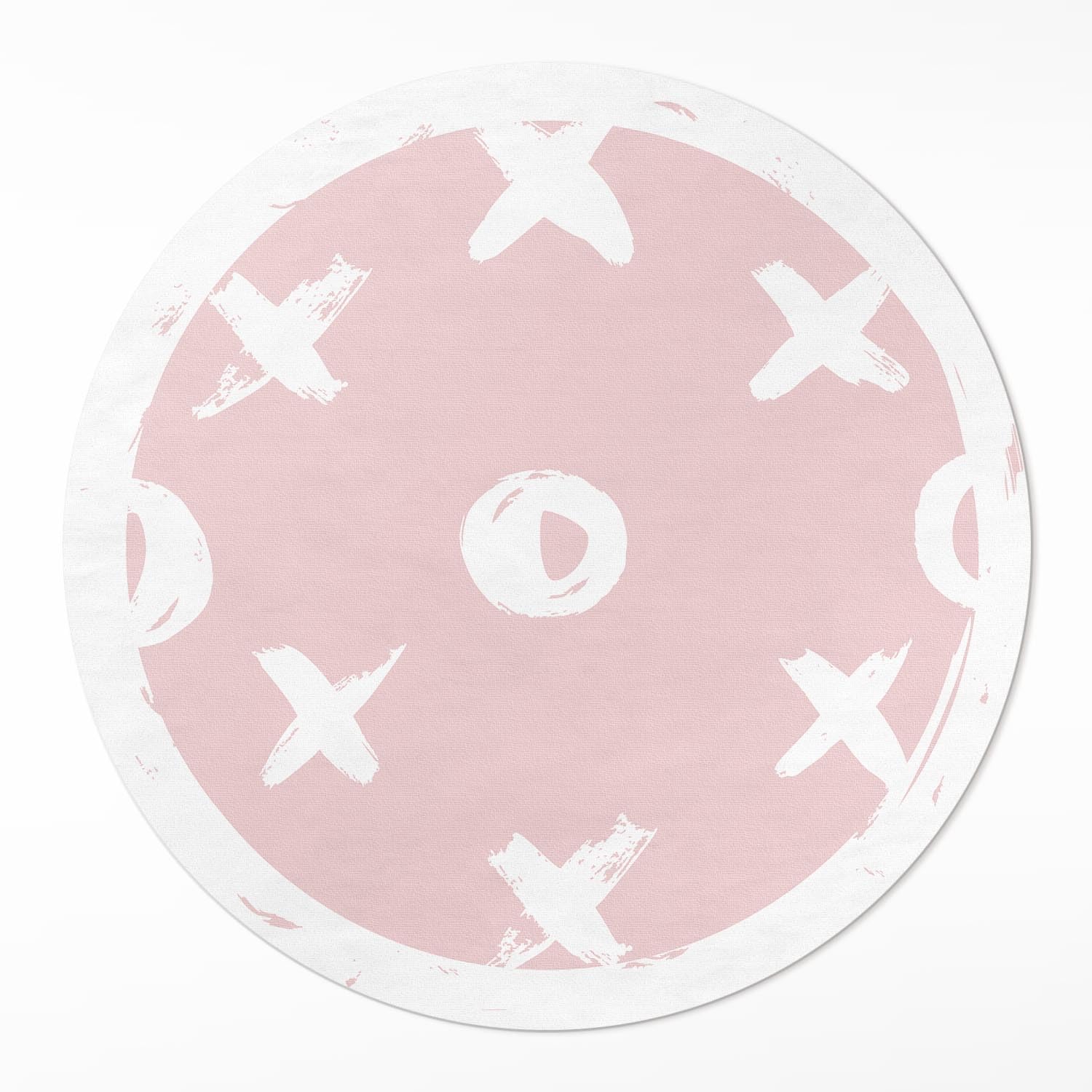 Tapis vinyle rond ø60 cm Morpion Pastel en PVC pour salon et cuisine