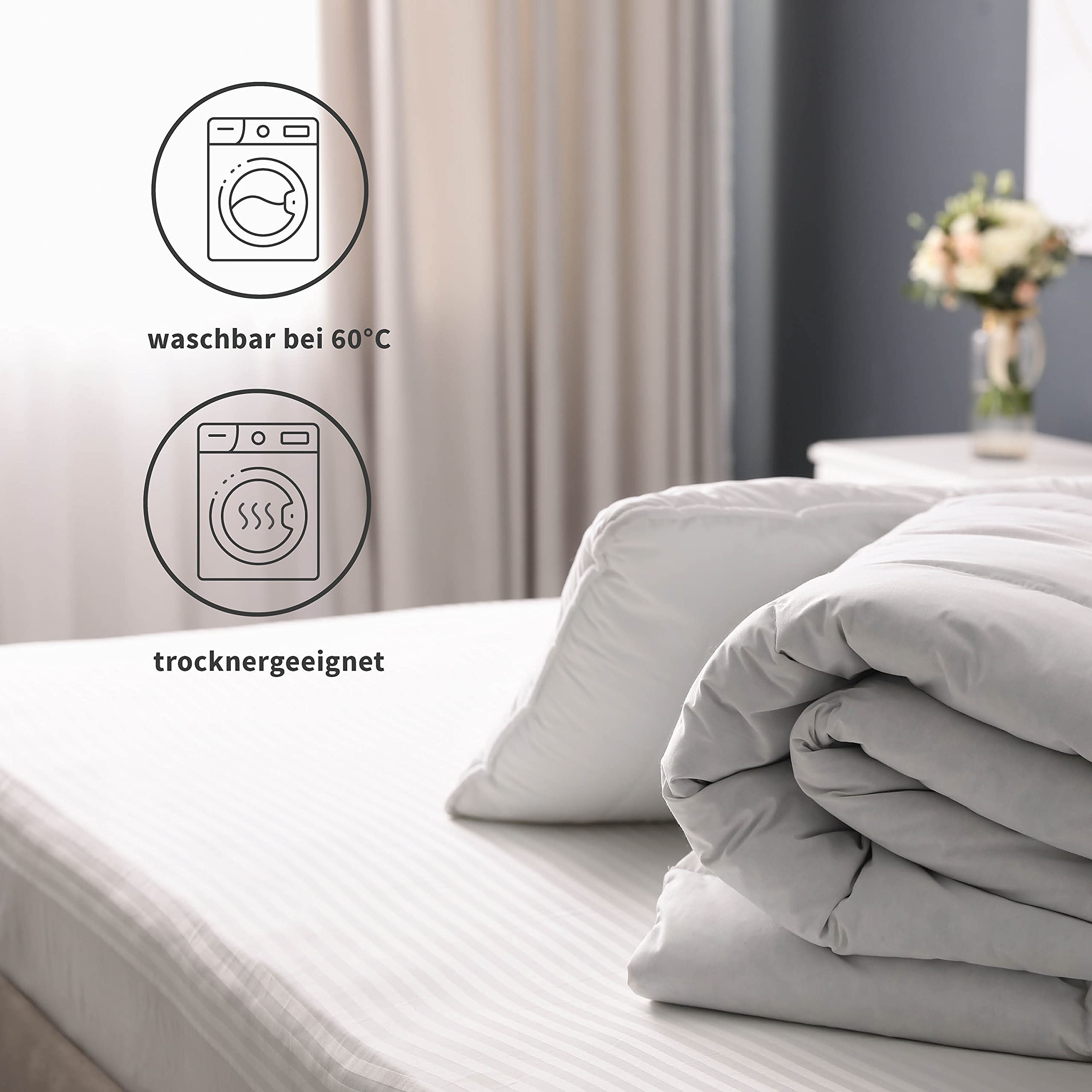 HANSE PRO Topliner, 200 x 220 cm I ideal für Wasserbetten bis 30 cm Höhe I Staubschutz-Auflage I Schutz-Bezug I Cap-Liner I Schmutzfang