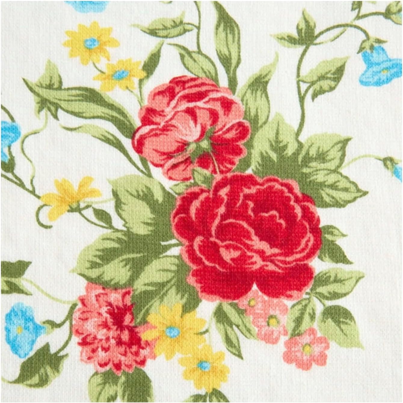 Sweet Rose 3-Piece Kitchen Set: Kitchen Hand Towel, Oven Mitt & Pot Holder