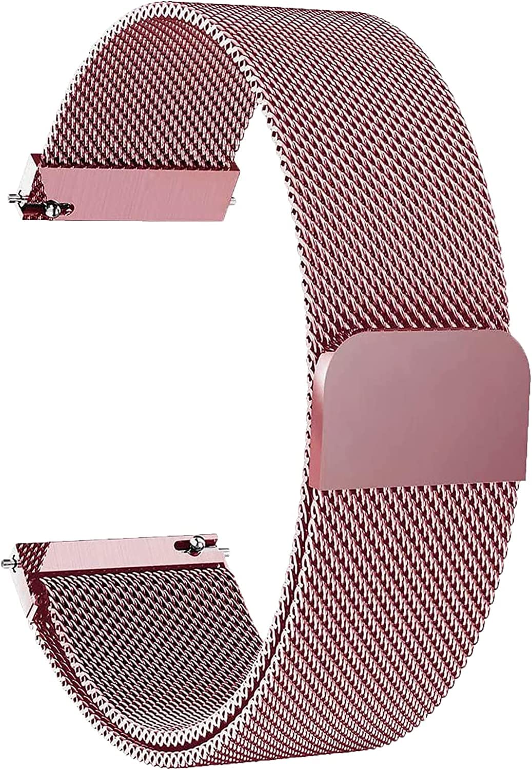 HUMBLE Stainless Steel 19mm Chain Strap with Magnetic Buckle Compatible with Noise Colorfit Pro 2, Boat Storm Smart Watch & Watches with 19mm Lugs.-picture-11