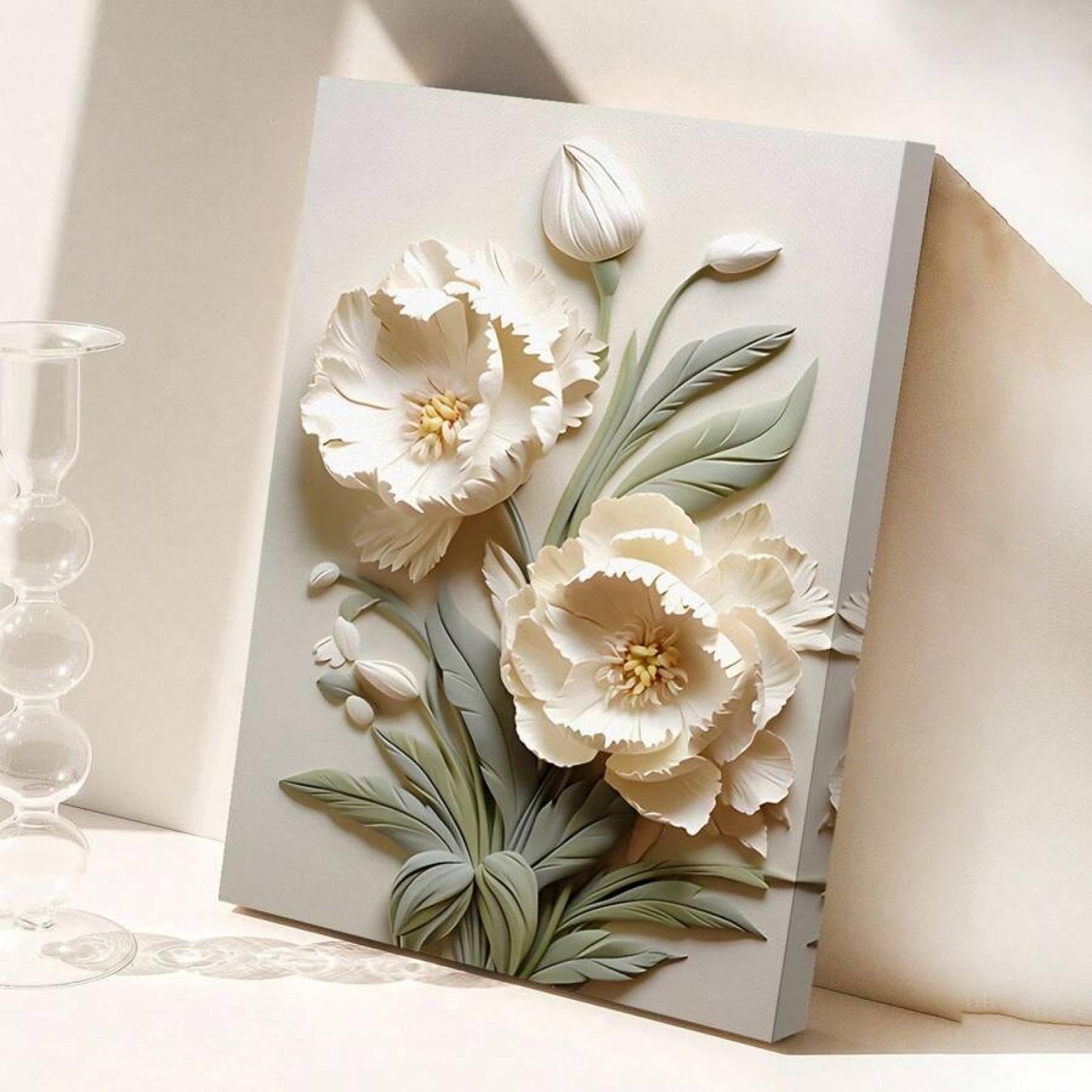 Impression florale abstraite moderne pour habiller un grand mur vide - 8