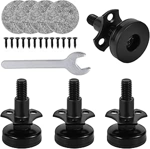 SAVITA 4pcs Adjustable Leveling Feet, 3/8