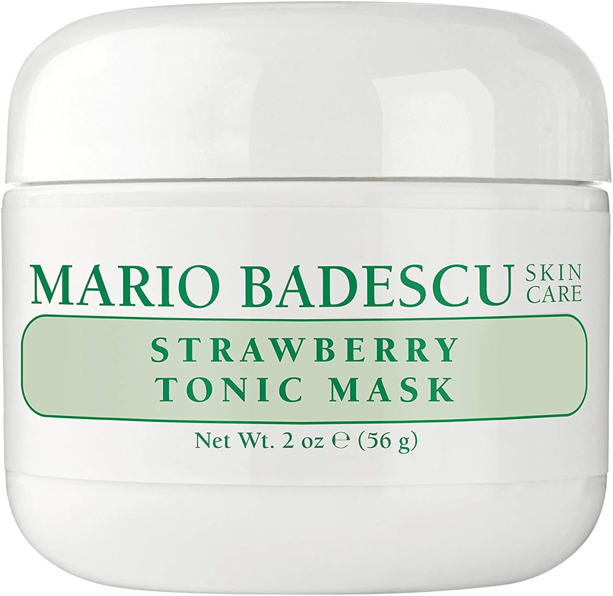Strawberry Tonic Mask - Refreshing & Brightening Clay Mask - Refines & Cleanses Dull Skin & Clogged Pores - Face Skincare Rich in Vitamin C & Folic Acid, 2 Oz