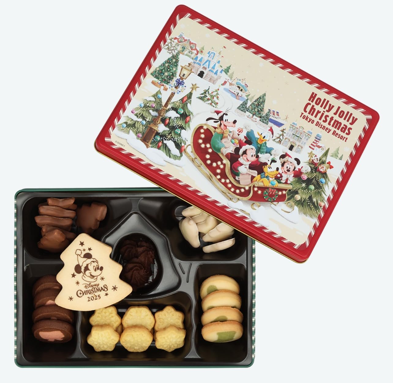 Amazon.co.jp: アソーテッド・クッキー 缶「ディズニークリスマス 2025