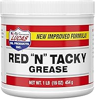 Vista 3 de Lucas Oil 10318 Red N Tacky Grease Paquete combinado de 3 onzas