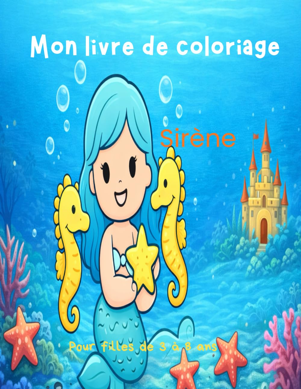 Mon livre de coloriage Sirène