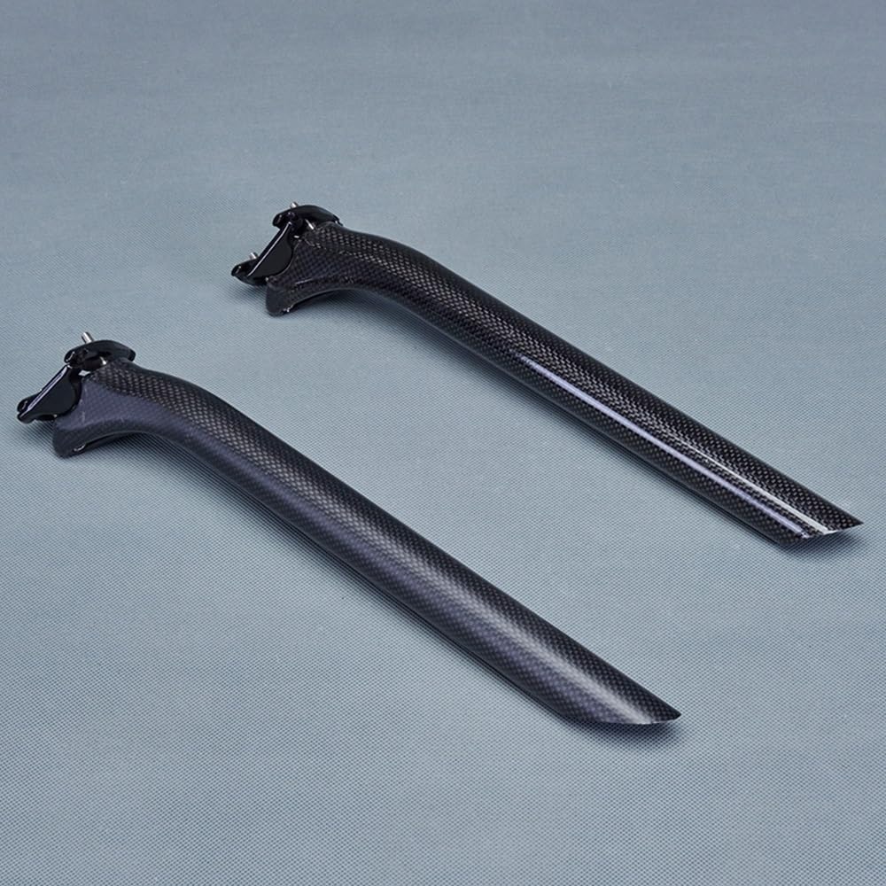Tige de Selle VTT Tige de Selle de vélo Tube de Selle en Fiber de Carbone décalage Suspension Tige De