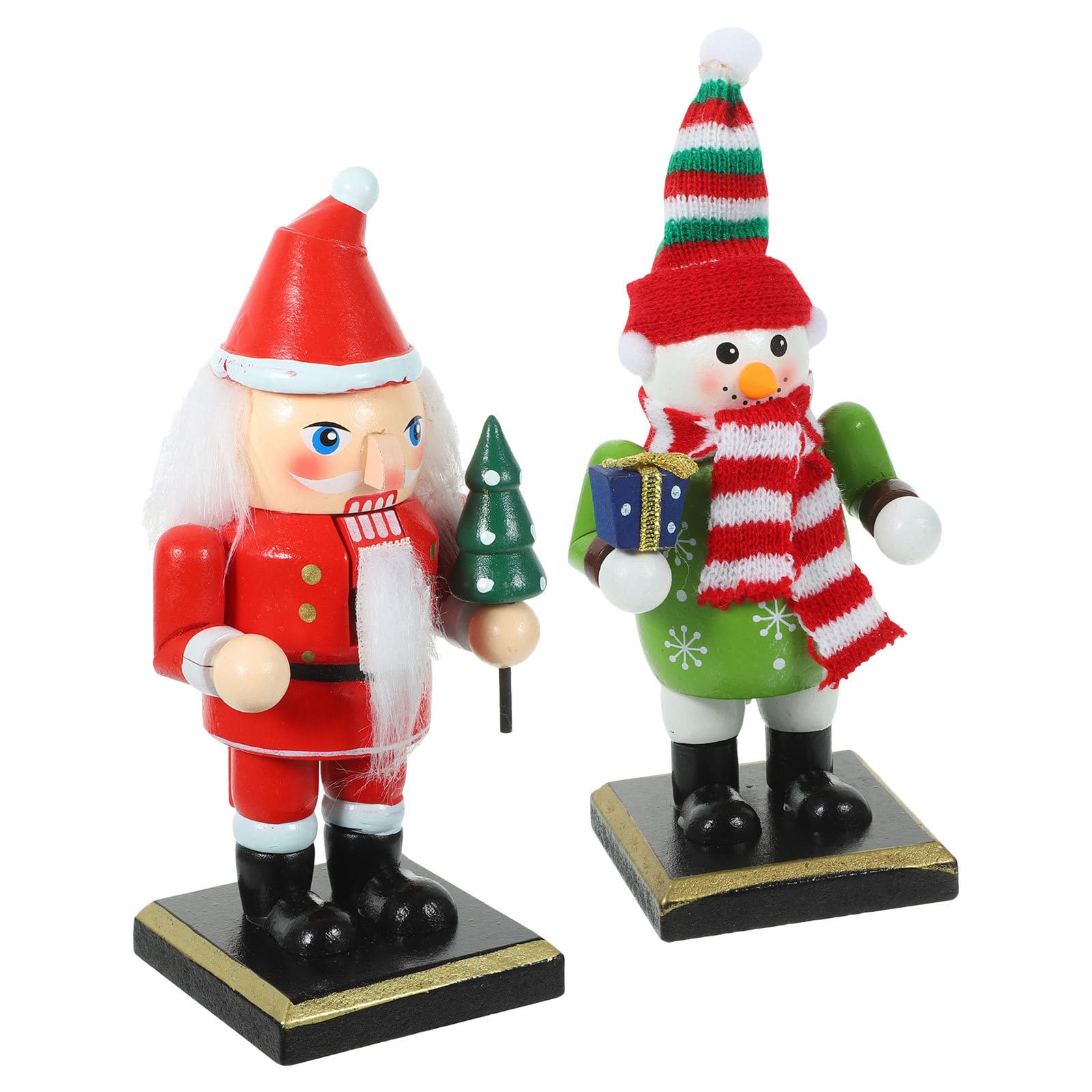 Figurines Casse-Noisette pour Décoration de Table de Noël au Salon et Cheminée