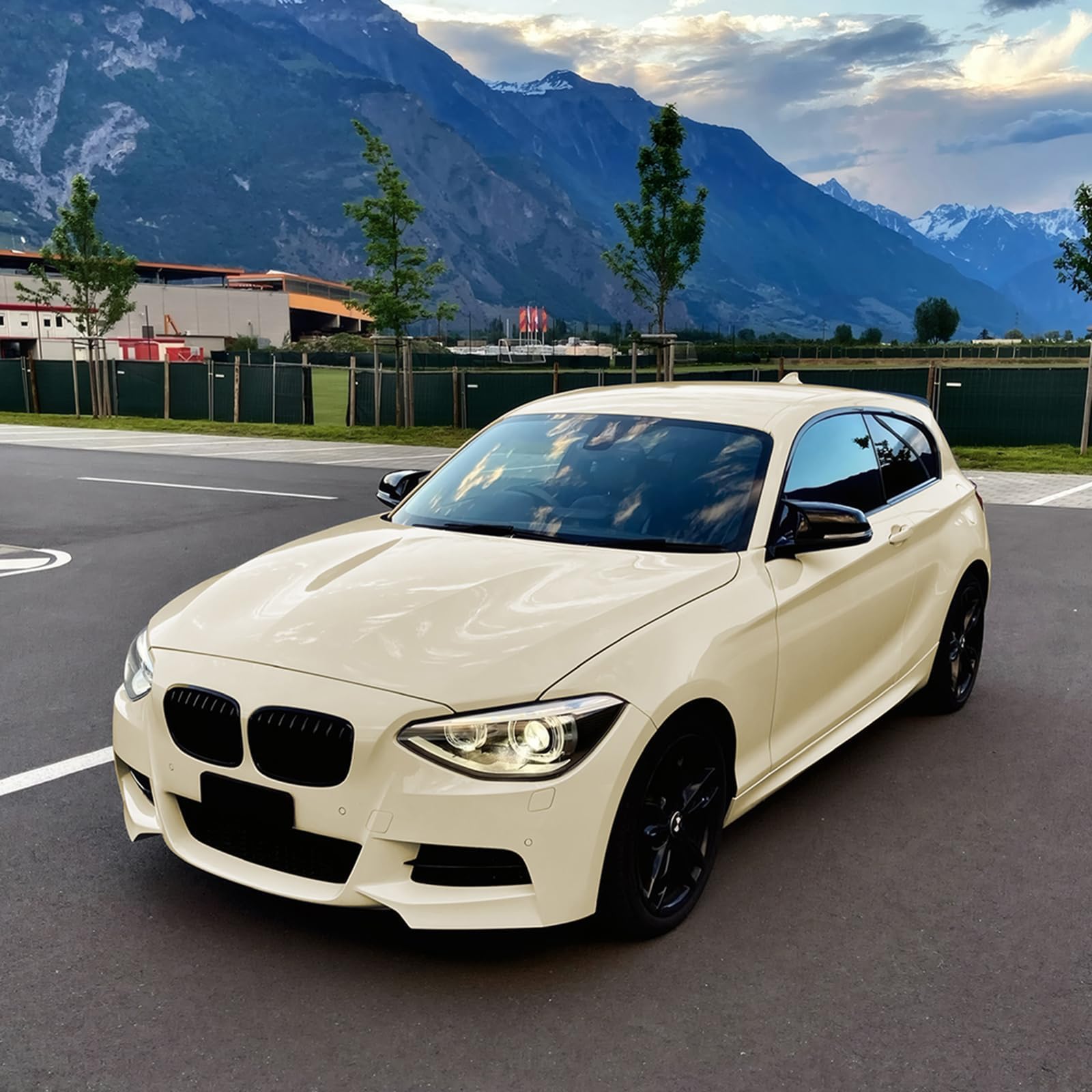 F20 F21 Grille Noire Pour BMW Série 1 F20 F21 114 116 118 120 125 M135 M140 Single Grille 2011 2012 2012 2014 Noir Brillant