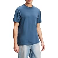 KARL LAGERFELD JEANS Uomo Regular Rubber Patch T-Shirt Indaco Vintage S