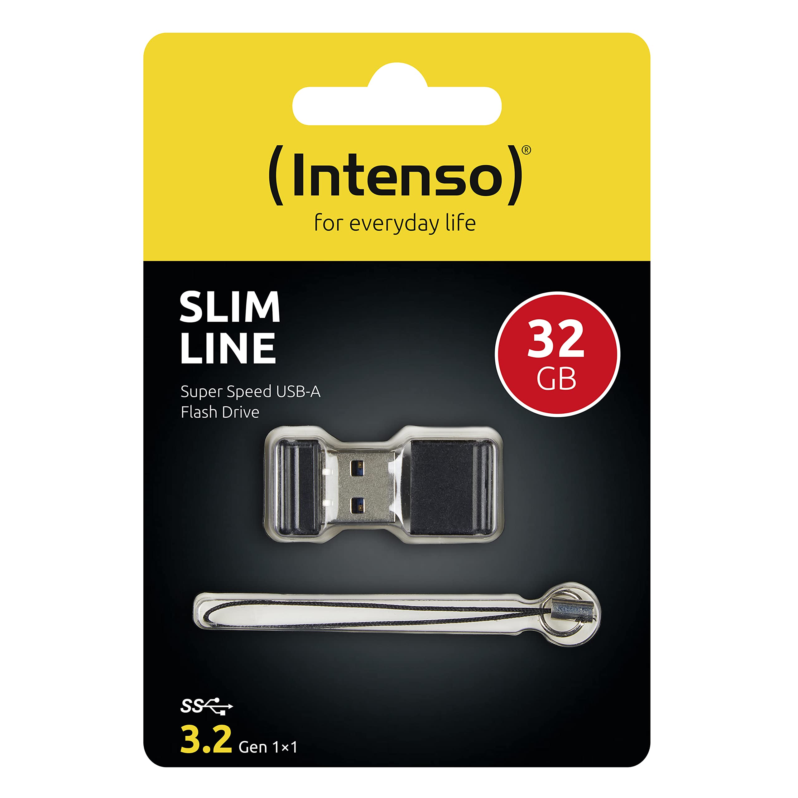 Intenso 4034303019984 Conector Usb Tipo A, 32 Gb - USB 3.0, Negro