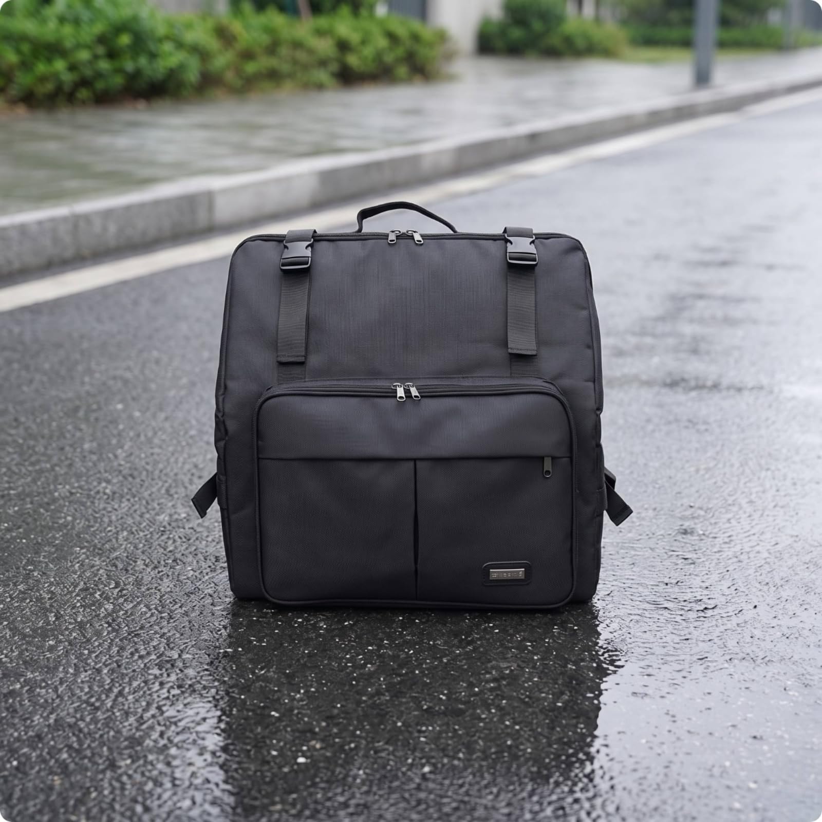 tasche gepolstert -Rucksack reißfest -Instrumententasche für Übung, Auftritt, Array, Tintenschwarz