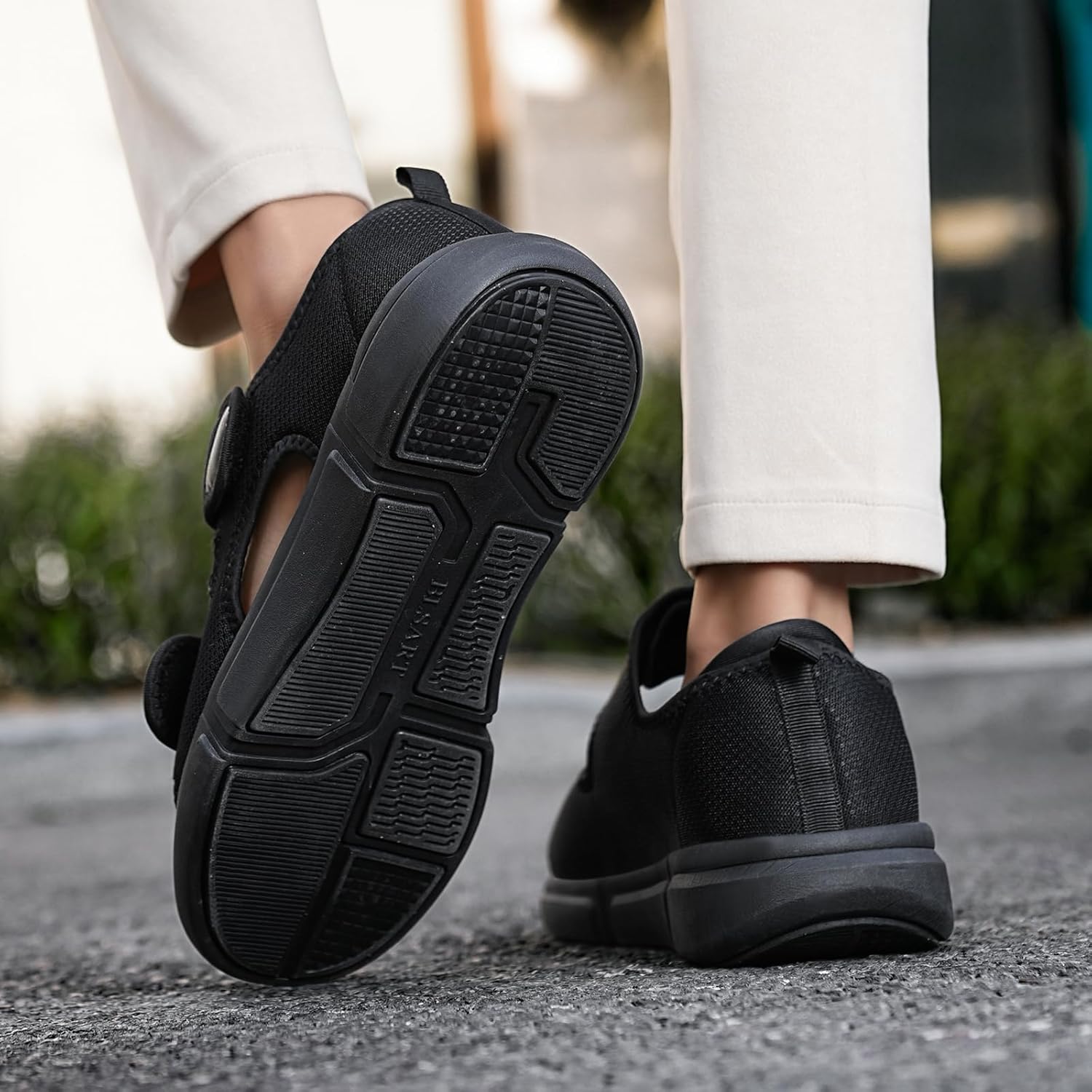 Diabetic Sandals for Women Wide Toe Swollen Feet Adjustable for Foot Pain Relief Open Toe Casual Athletic Sandals for Outdoor Beach Travel Summer - Image 7