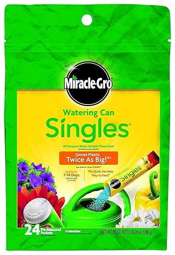 Miracle-Gro 1013203 Regadera individual Alimento vegetal soluble en agua multiusos, 24-8-16, 24-sticks (3)