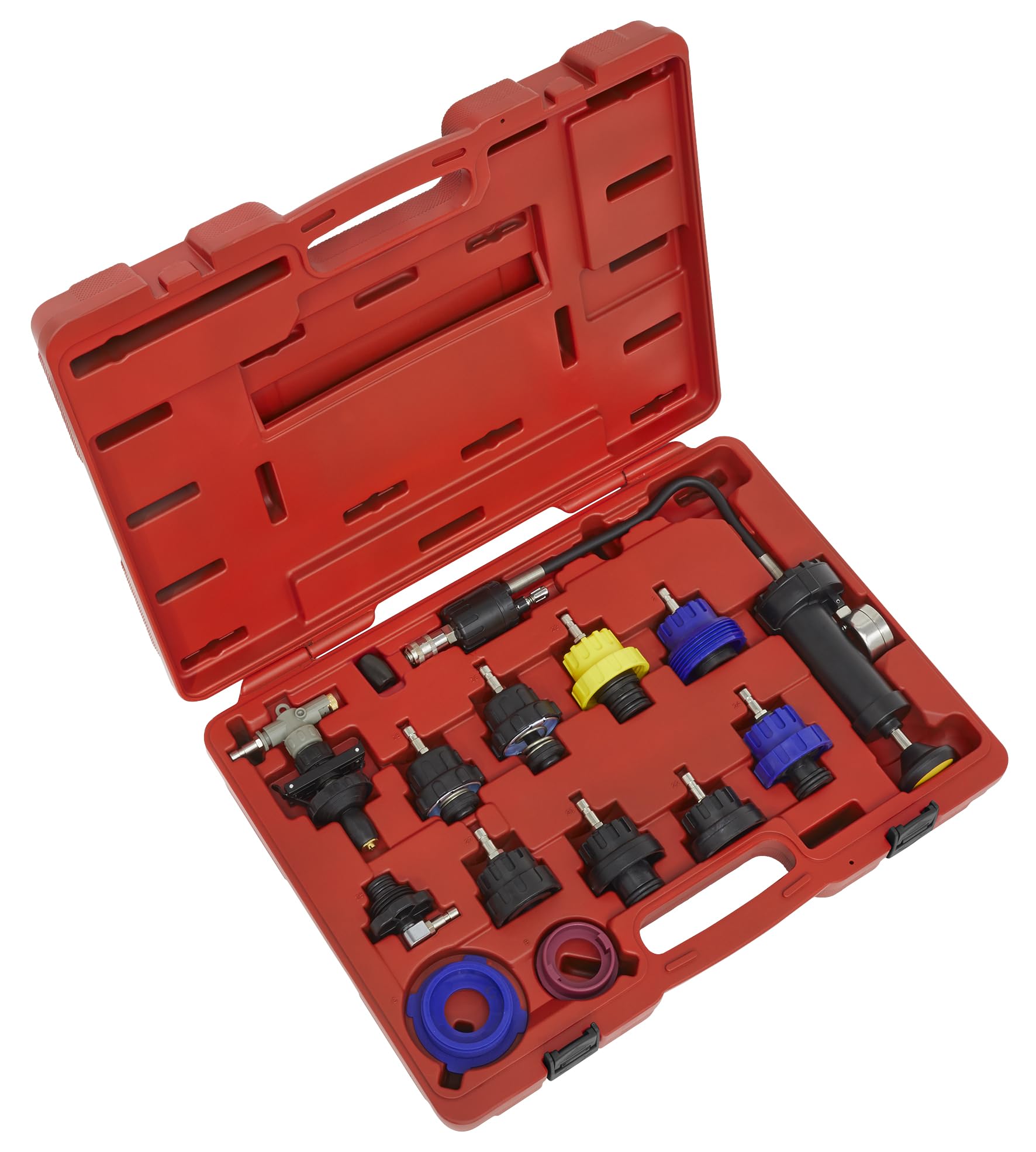 Système de refroidissement kit de test Sealey VS0014 à 13 pièces haute précision