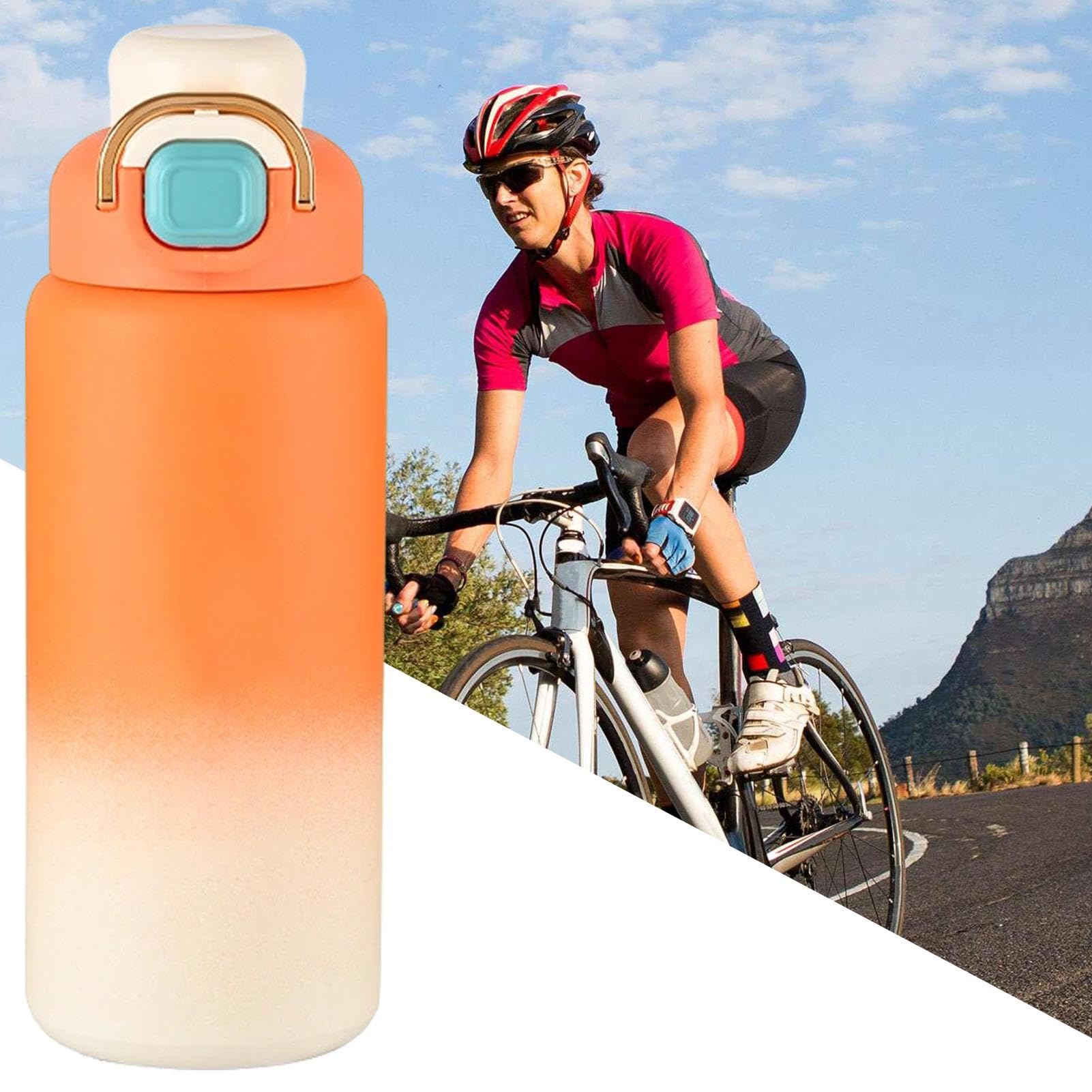 Borraccia Per Acqua Isolata 650ml Grande Bottiglia Portatile Con Cannuccia | Fiaschetta Impermeabile Da Esterno Per Bambini Scuola Ragazze Uomini Palestra Caffè Donne Sport Viaggio Esterno