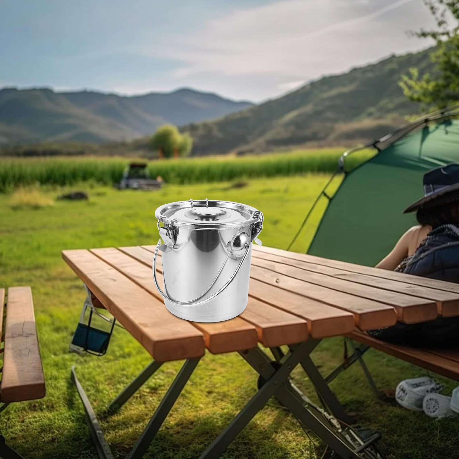 Luftdichter Edelstahl Kaffeedose 3l mit Dichtem Verschluss und Auslaufsicherem Deckel für Reisen und Outdoor Abenteuer