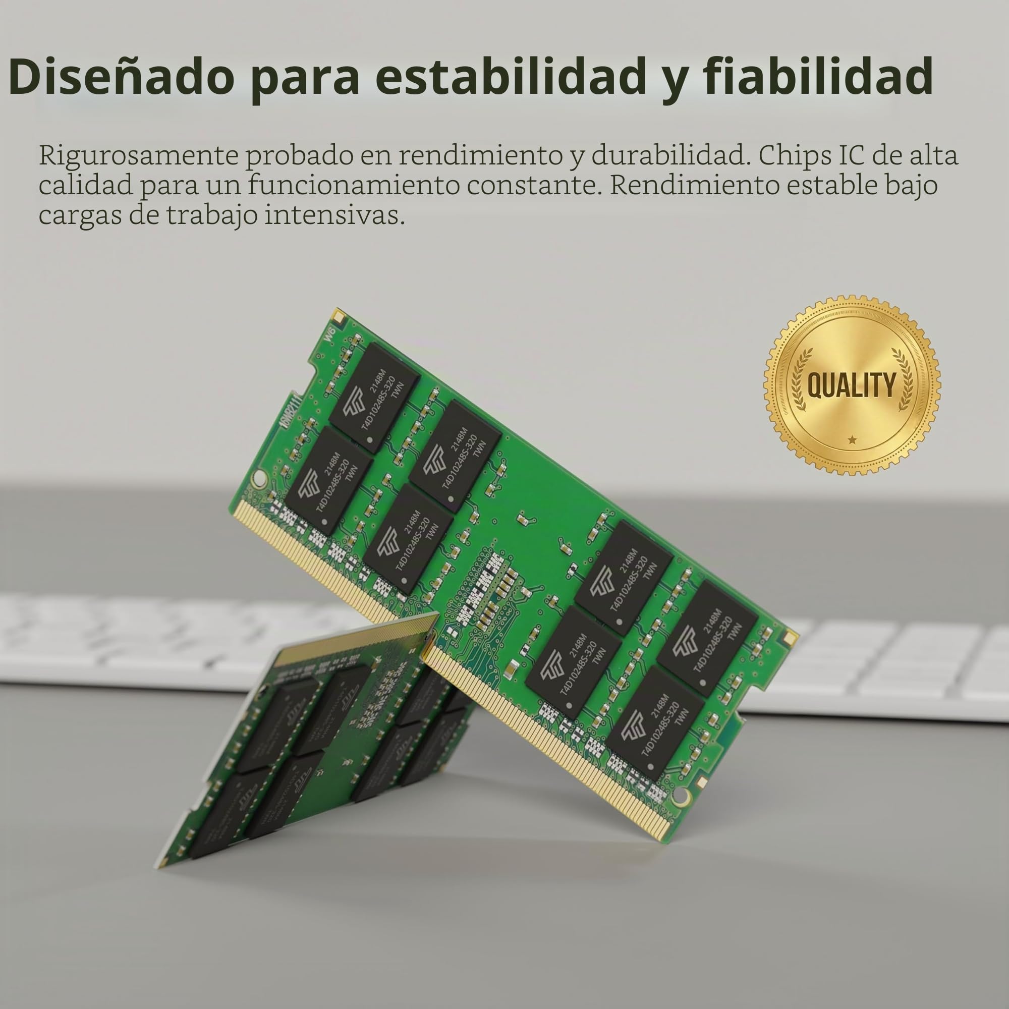 Timetec 32GB Kit(2x16GB) DDR4 3200 MHz (PC4-3200AA) PC4-25600 SODIMM – Sin ECC, sin búfer, 260 Pines, 1,2V CL22, módulo de Memoria para Ordenadores portátiles, Mini-PC y Ordenadores Todo en uno.