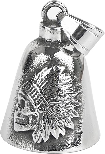 Campana de calavera india para la suerte, accesorio de decoración para regalos