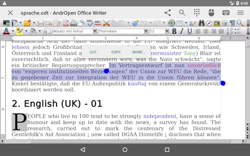 AndrOpen Office Pro