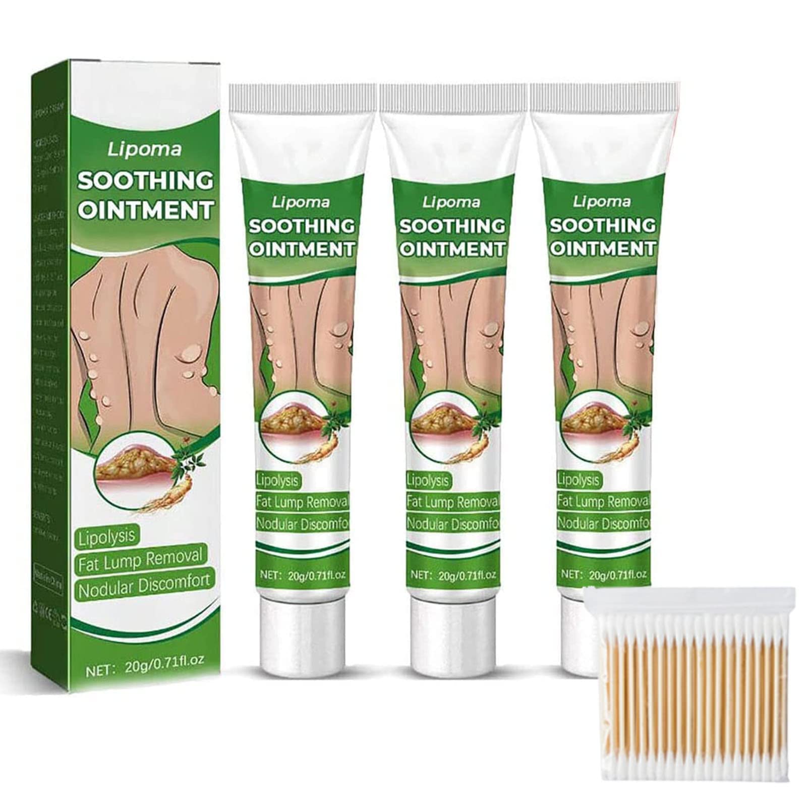 Buy AKAZIC LipomaCure Soothing Ointment Lumpfree Lipoma Removal Cream