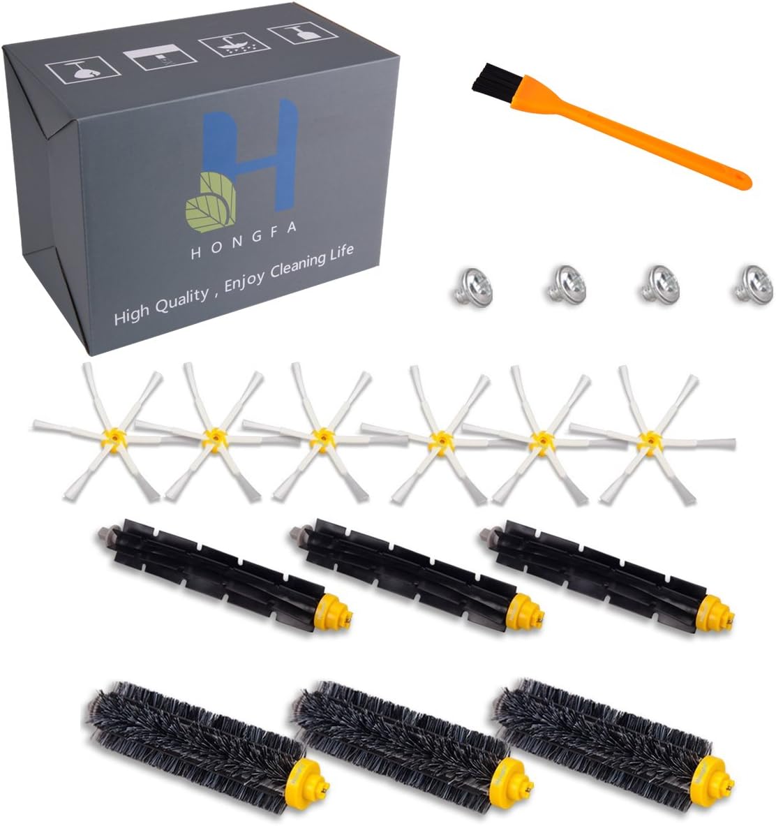 12pcs Roomba Brush, Hongfa Replacement for irobot Roomba