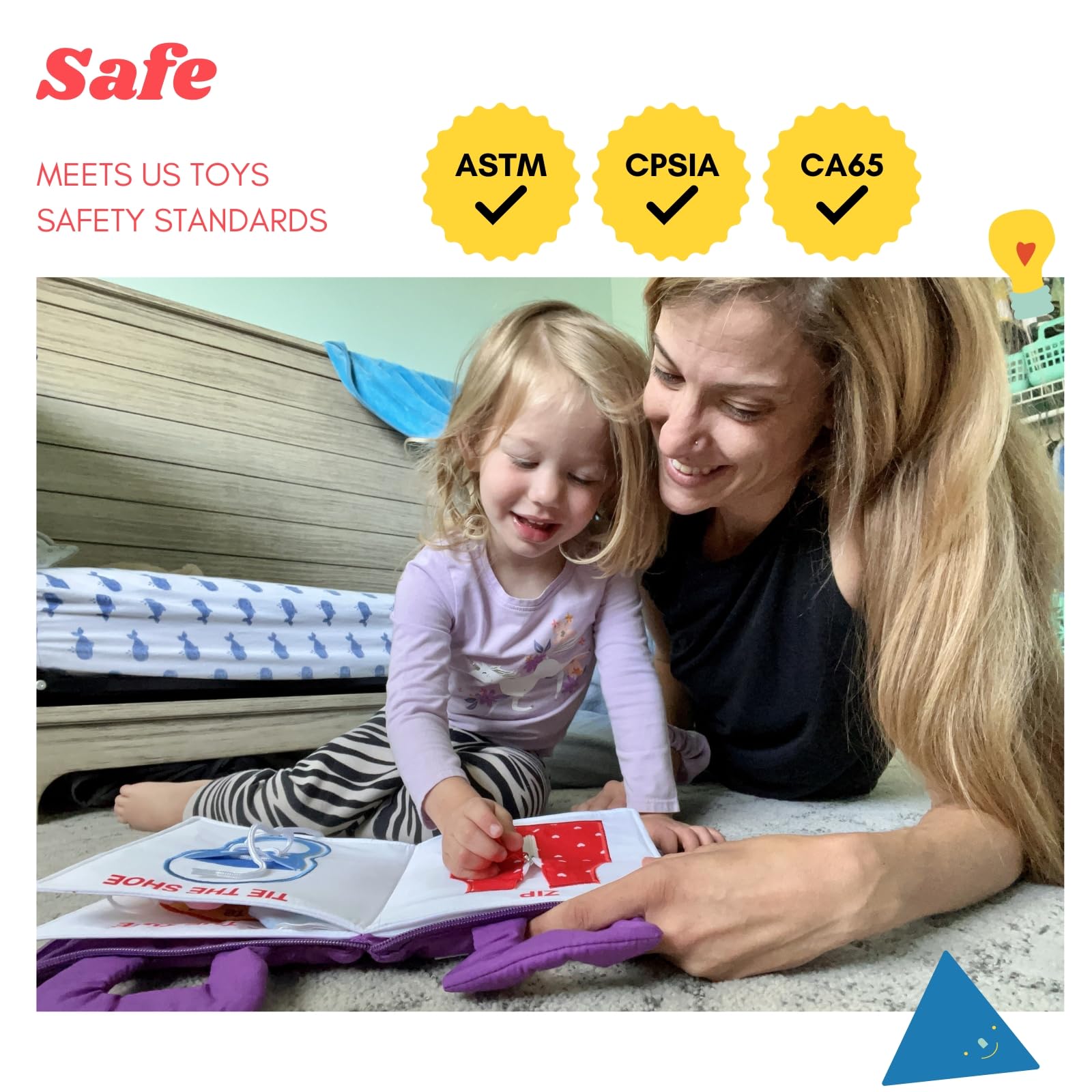 My Quiet Book Reisespielzeug für Kleinkinder von 2-3-4 Jahren, Flugzeugaktivitäten für Kleinkinder mit 10 Aktivitäten, beschäftigtes Buch Montessori für Kleinkinder, Spielzeug für Mädchen