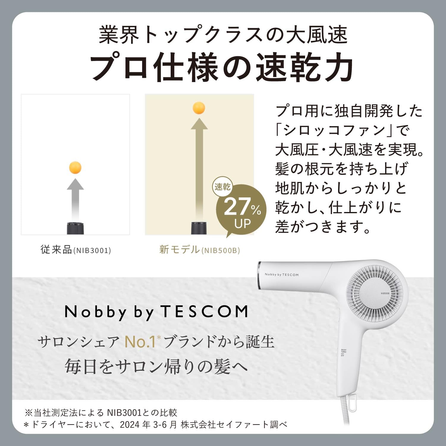 Amazon.co.jp: テスコム (TESCOM) ドライヤー プロテクトイオン 大風量