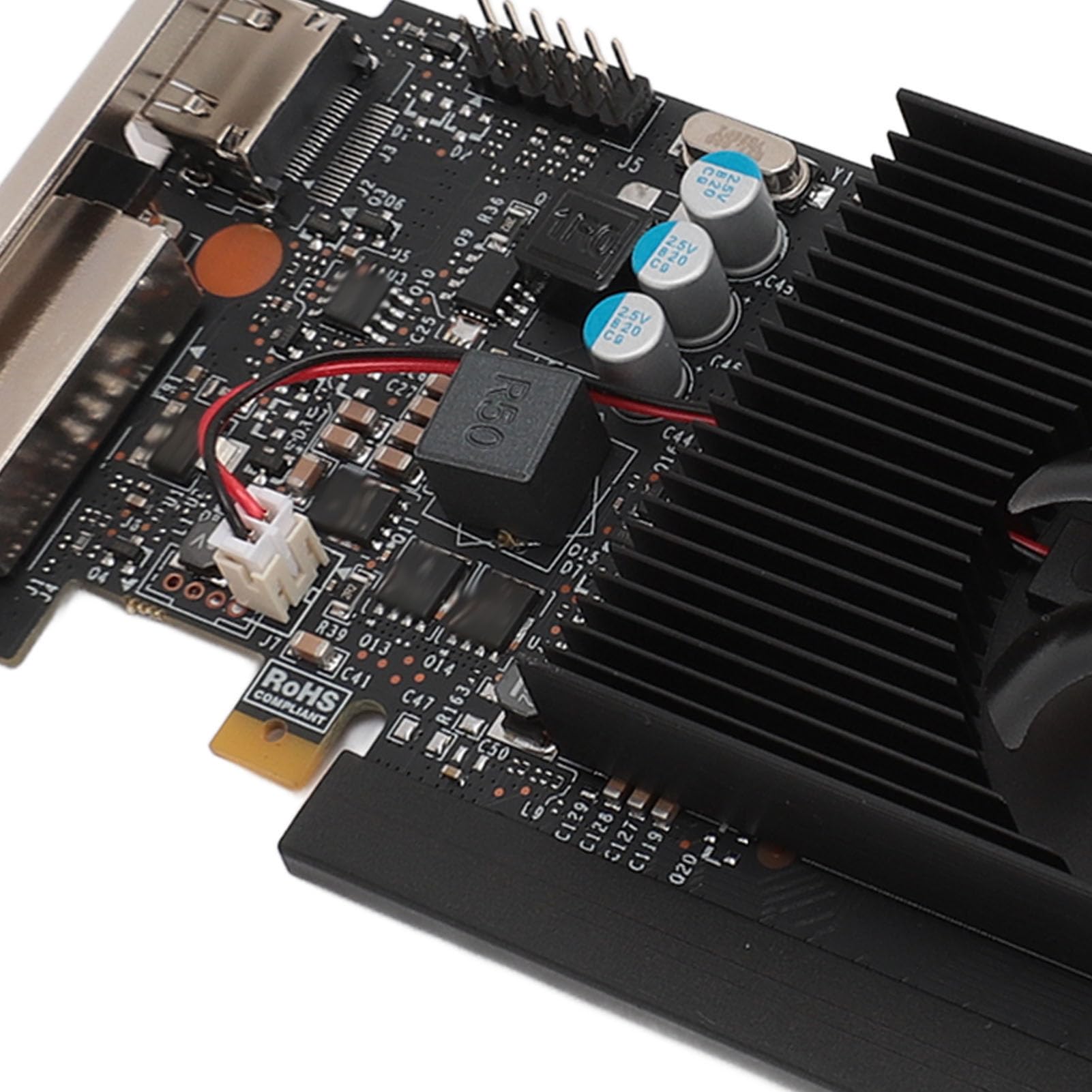 LICAEVEY Karta Graficzna GT730 4GD3 do Komputera Stacjonarnego PC Filmy Robocze Filmy, 4 GB Pamięci DDR3 1800 MHZ Częstotliwość Rdzenia PCI Express Karta Graficzna do Gier z Cichym