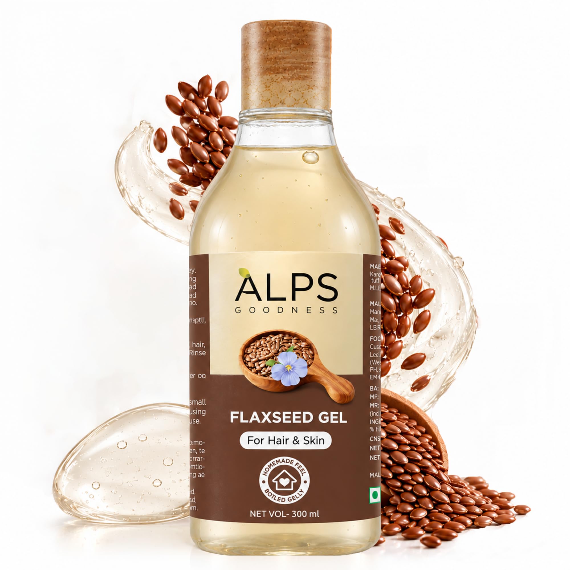 Amazon.com: Alps Goodness Flaxseed Gel for Hair, Frizz Control