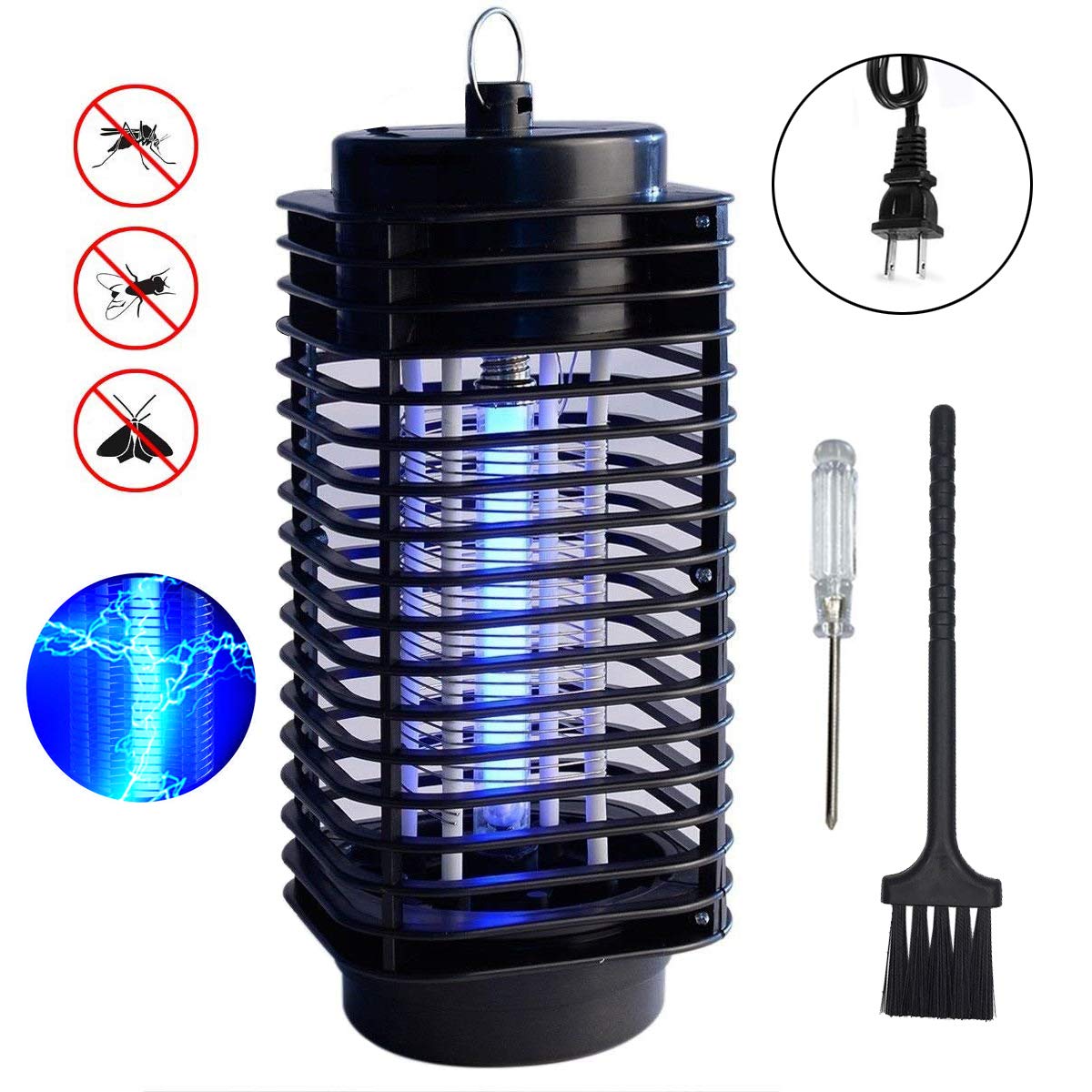 Buy Electric Indoor Bug Zapper 2020 Updated Plug in Mosquito Killer