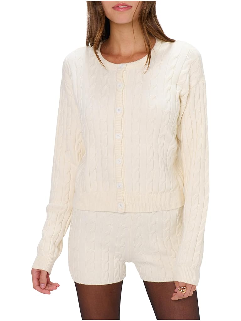 White Show Me Your Mumu Throw On Cardigan