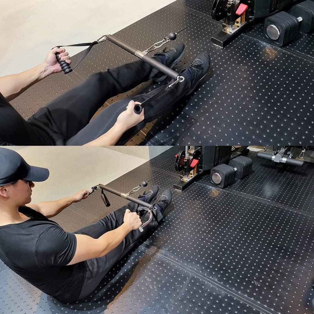 Dispositivo de Barra de TraccióN de Entrenamiento, Accesorios, Barra Recta de TraccióN para BíCeps, Barra de TraccióN para Gimnasio en Casa, Equipo de Culturismo
