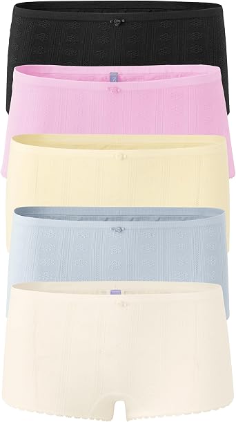 florence by mills Womens Seamless Pointelle Boy Short Underwear
