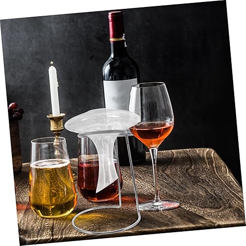 Miniatura 5 de DOITOOL Soporte de estante para decantador de vino, soportes de secado para decantador de vidrio, soporte para secadora de hierro, soporte para copa