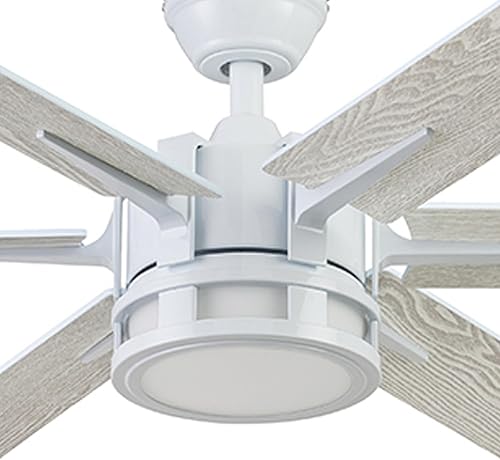 Miniatura 14 de Honeywell Ceiling Fans Kaliza - Ventilador de techo moderno de 56 pulgadas con luz, ventilador de control remoto, ventilador LED de interior con 6