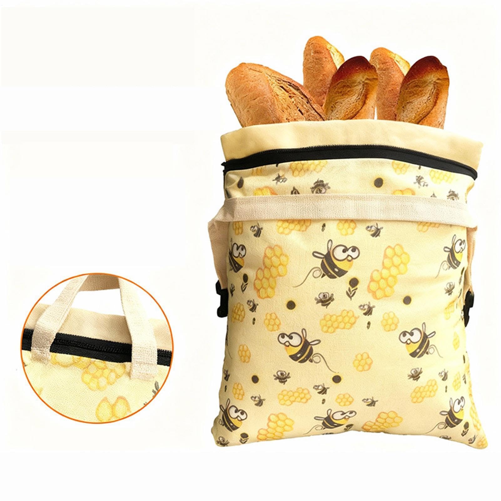 Sacchetti di d' per pane e alimenti, riutilizzabili | Sacchetti per il pane per cucina, congelatore, frigorifero, casa, vacanze