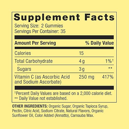 Miniatura 2 de Gomitas de vitamina C para adultos  Gomitas Spring Valley de 250 mg 70 unidades (1), juego con estuche Fusion Shop Store Week (1)