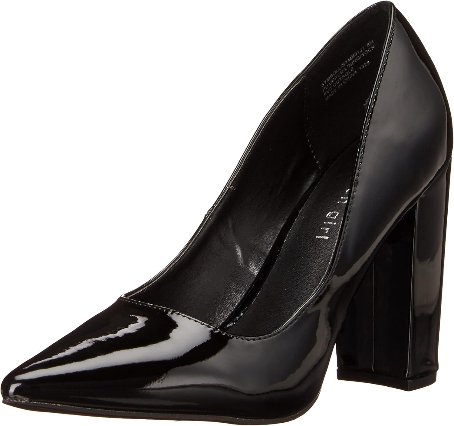 Madden Girl Women's Symbol Pumps, Black Patent, 6.5