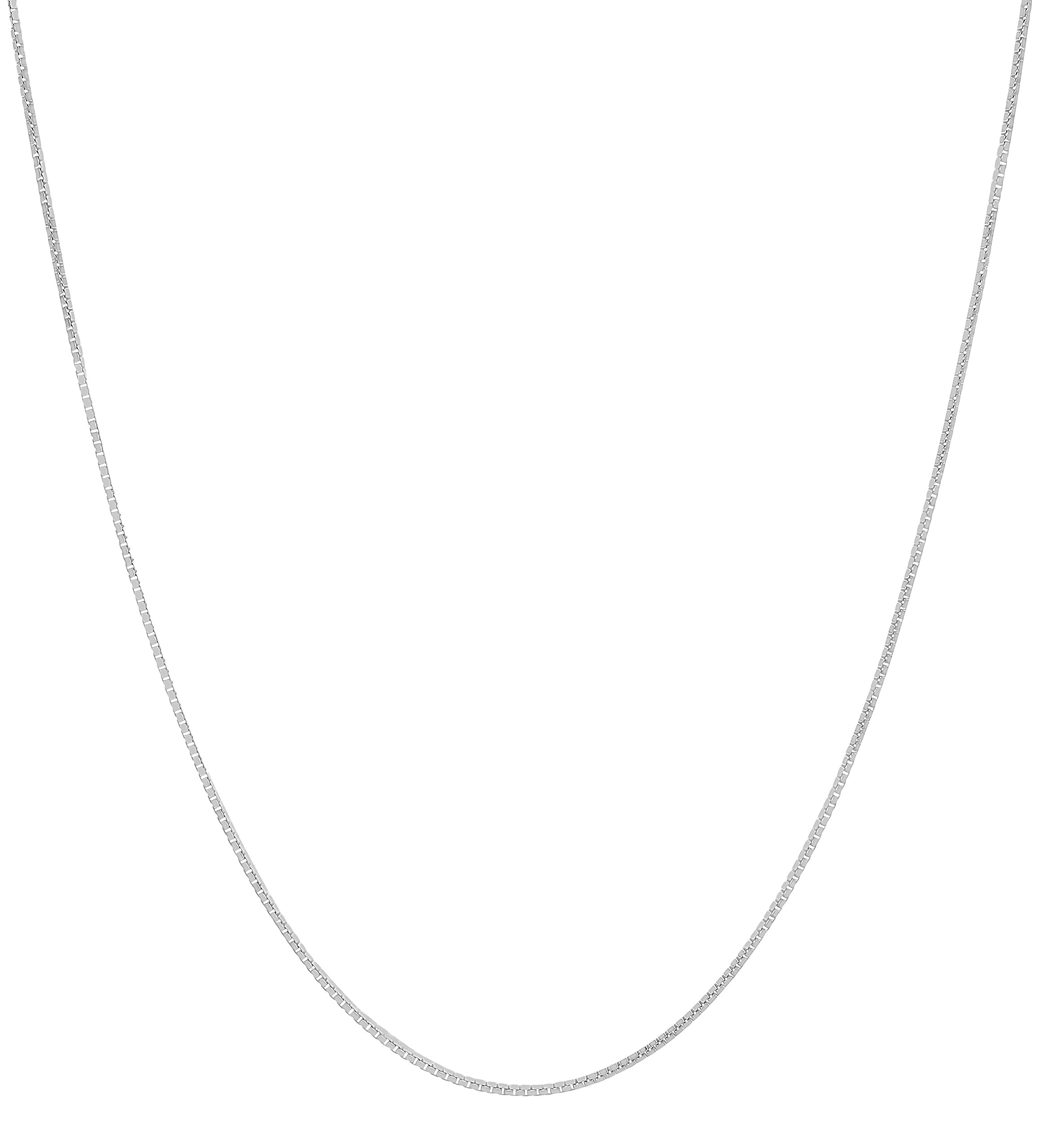 Collana A Catena Veneziana In Oro Massiccio 14K | Made In Italy Sottile 0.5-1.2 Mm