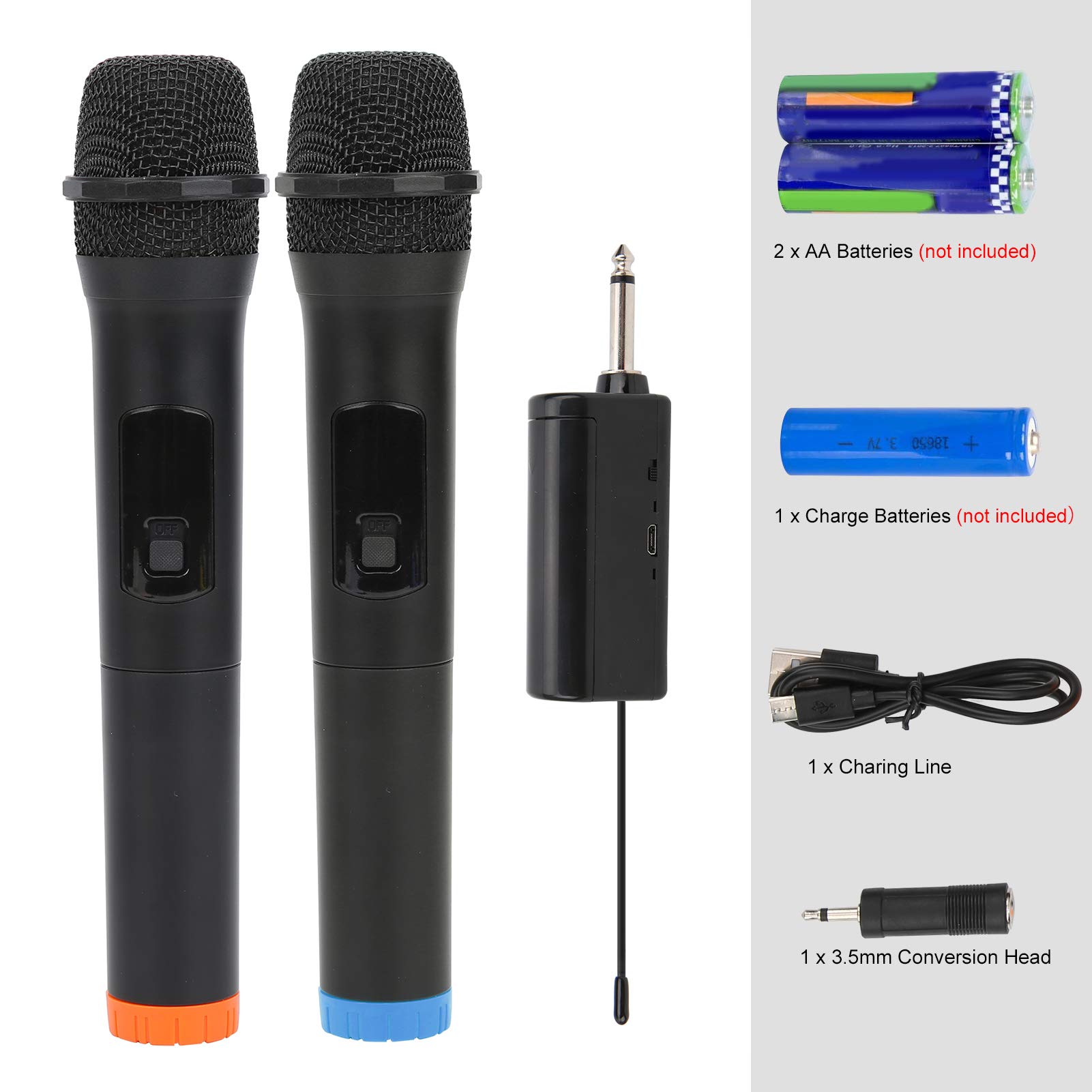 Micrófono inalámbrico Equipo de Video de Audio en casa de Karaoke Profesional de Rendimiento de Escenario de Mano