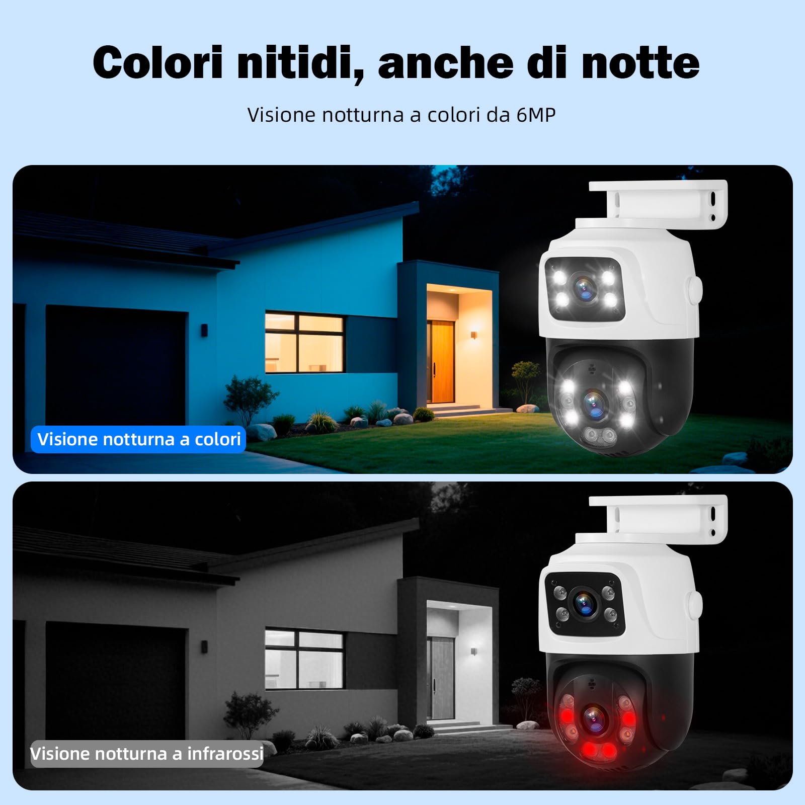 Set telecamera di sorveglianza esterna, 8CH POE con HDD da 1 TB, videoregistratore di rete per sistema di telecamere CCTV per la sicurezza domestica, funziona solo con telecamere IP 3MP/4MP/5MP/6MP