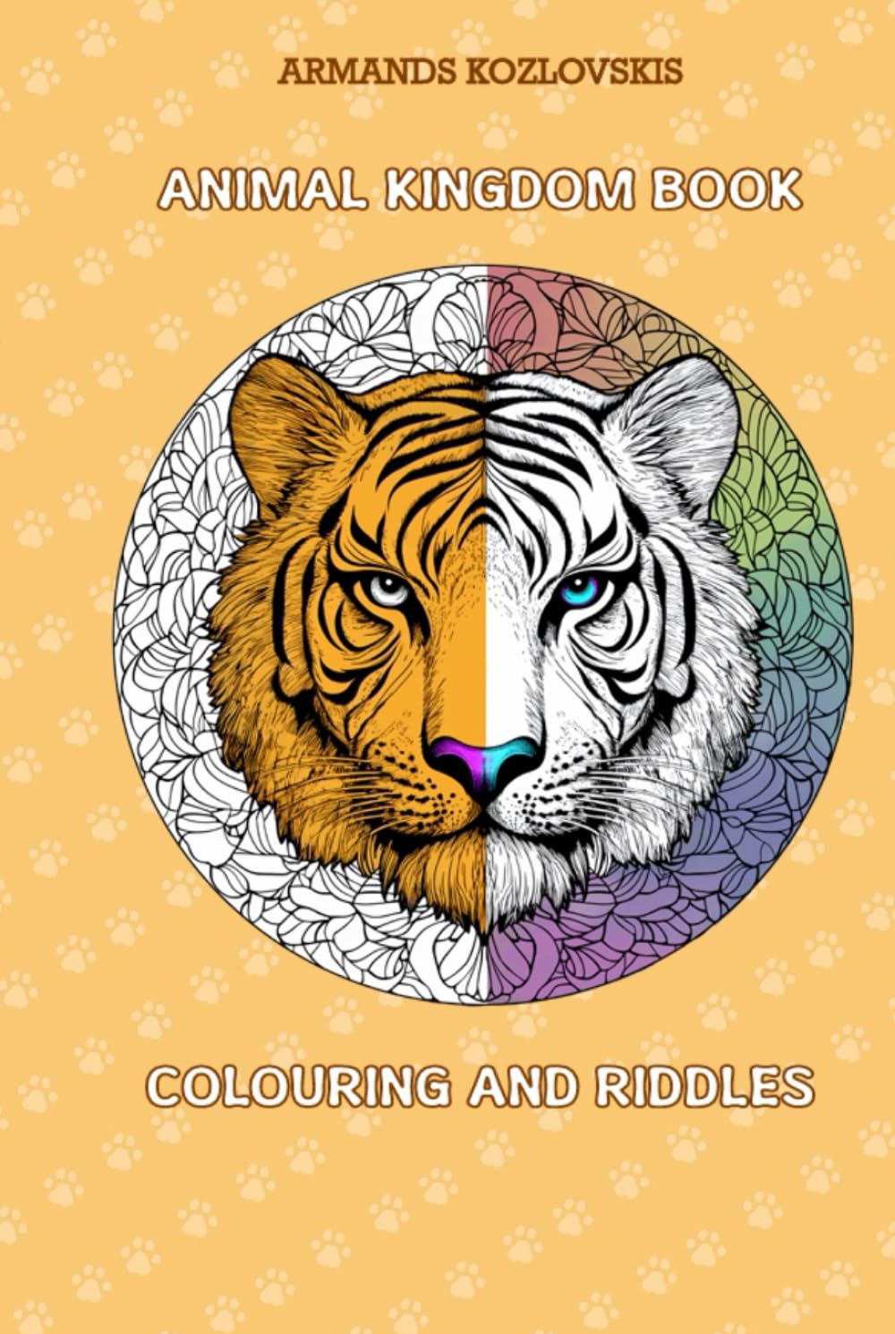 Animal Kingdom Book: Colouring and Riddles for kids