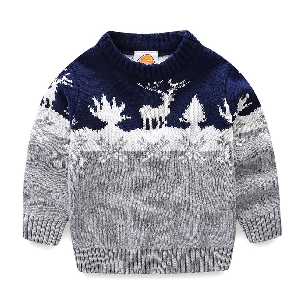 Mud Kingdom Niños Suéteres de Navidad Ropa de Renos de Navidad