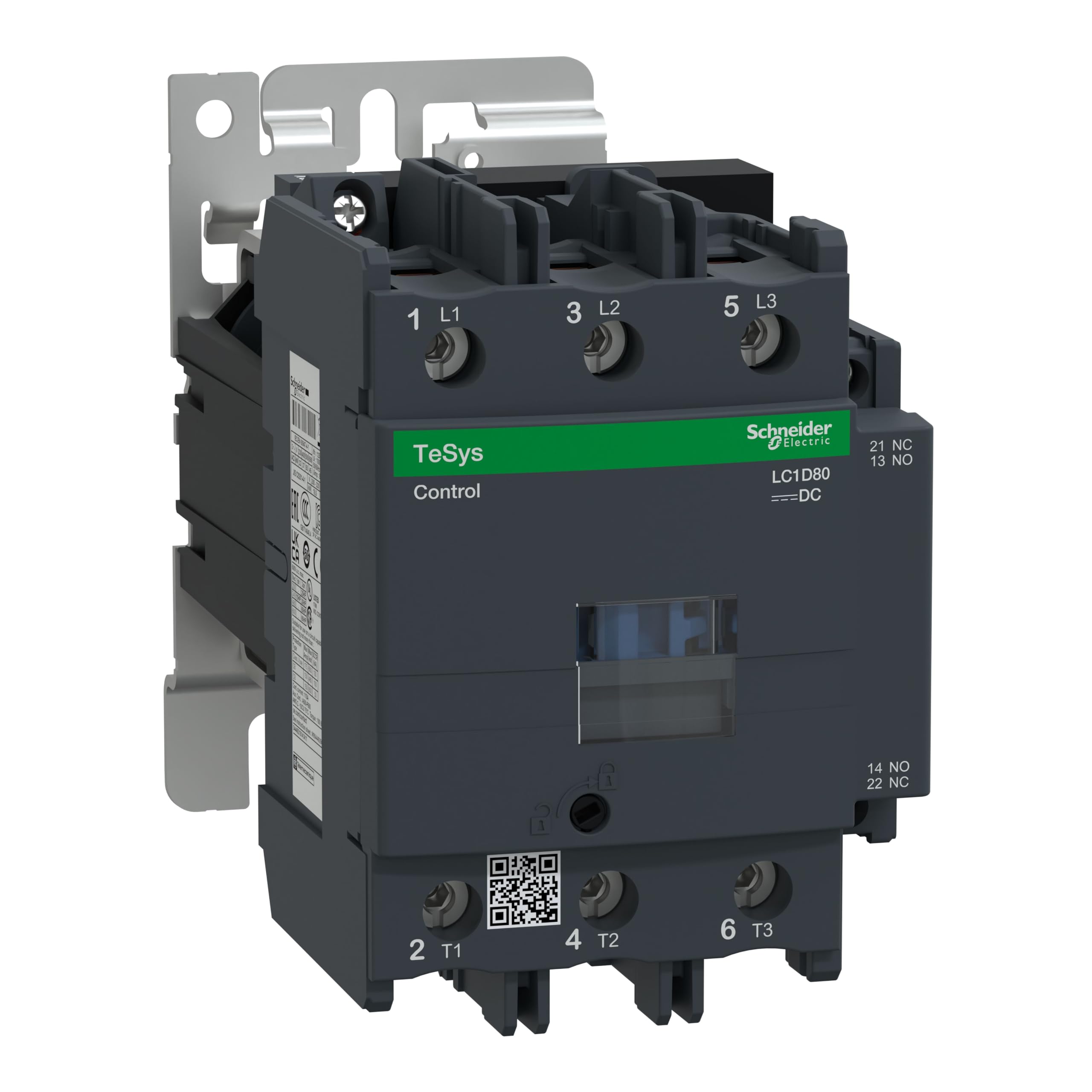 Schneider Electric LC1D80FW Contattore 110 V Dc, Cont. 80 A 110 Vdcwider - 4