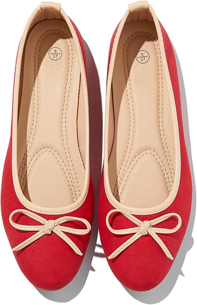 Retro Vintage Flats and Low Heel Shoes Women’s Flats Comfortable Flats Shoes Ballet Flats for Women Dressy Low Heel Foldable Work Flats Dress Shoes AT vintagedancer.com