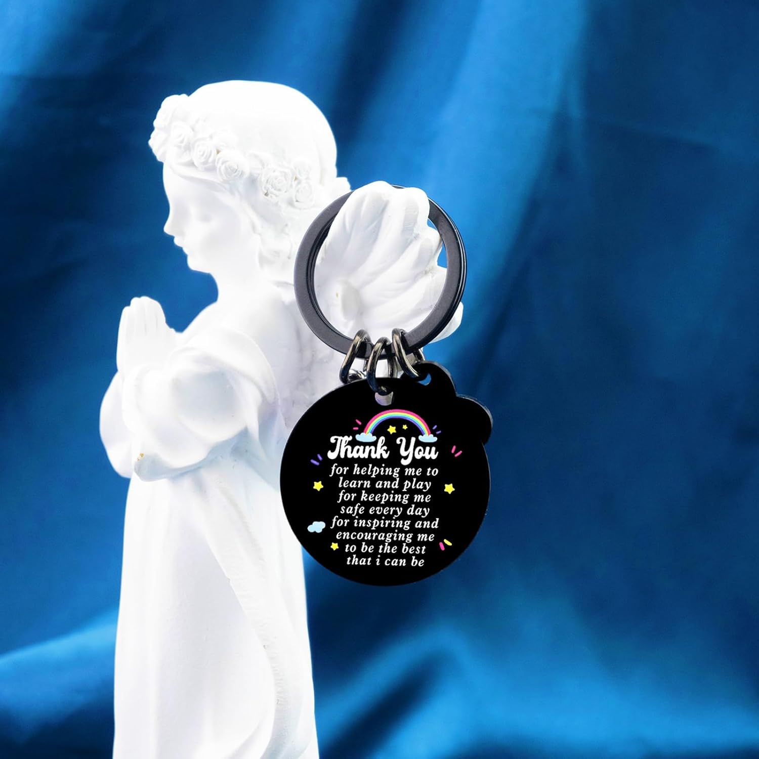 Best Teachers Valentines Day Gifts Cute Teacher Gifts for Women Appreciation Thank You Teachers Keychain Cool New Teacher Birthday End of Year Valentines Gift Basket Ideas from Student - Image 4